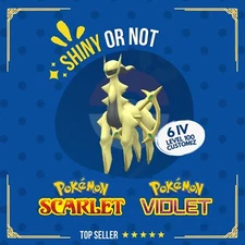Arceus Shiny or Non ✨ 6 IV Competitive Customizable Pokémon Scarlet Violet