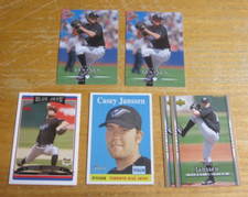 Casey Janssen Lot of 6 Trading Cards w/1 ROOKIE MLB Baseball Toronto Blue Jays