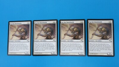4x  TAJ-NAR SWORDSMITH   PLAYSET  MIRRODIN MAGIC THE GATHERING MTG NM / UNPLAYED