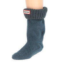 Hunter Kids Half Cardigan Boot Sock Ocean Size XS 5-7 4096