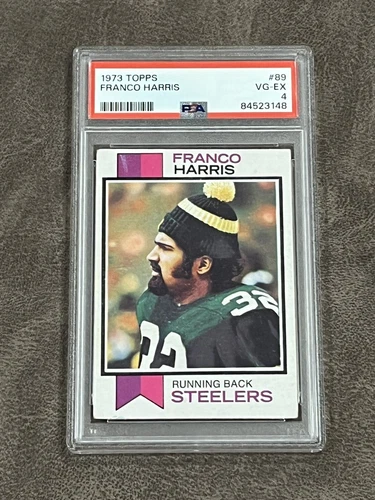 1973 Topps Franco Harris #89 PSA 4 VG-EX Rookie RC HOF Steelers Legend!