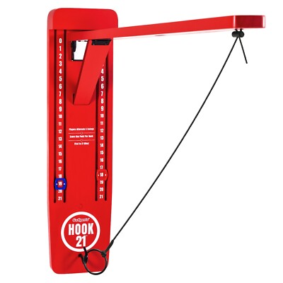 GoSports Hook21 Ring Swing Game -Ring Toss Game with Foldable Arm  - Red
