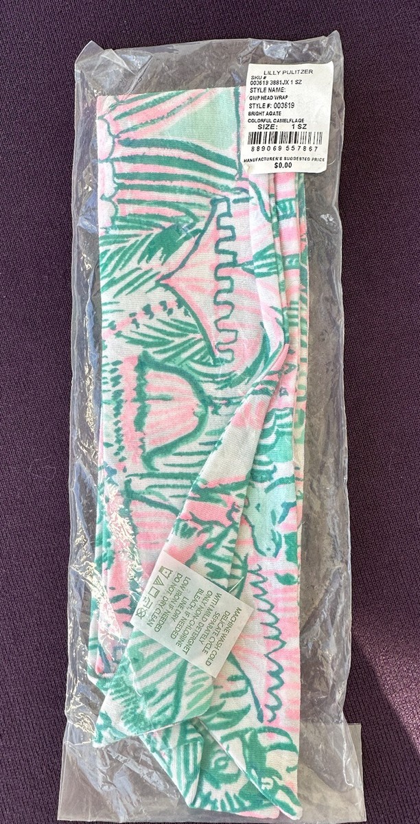 Lilly Pullitzer Head Band Head Wrap Bright Agate Colorful  display picture 2