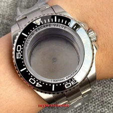 Big 43mm SEA Watch Case Fit Japan NH35A NH36A NH34A ETA 2824 2836 Sapphire glass