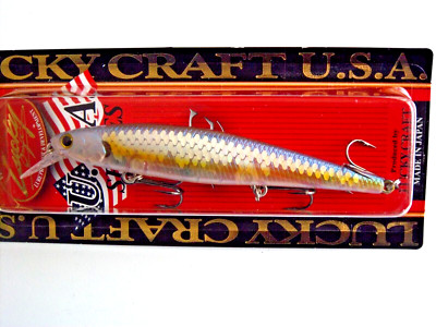 LUCKY CRAFT SLENDER POINTER 97MR 3/8 OZ & 3-7/8''  PO97MR / MSGH CHARTREUSE SHAD
