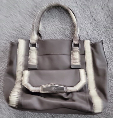 Simply Vera Vera Wang Brownish Snake Tote w/Matching Wallet Purse RN73277