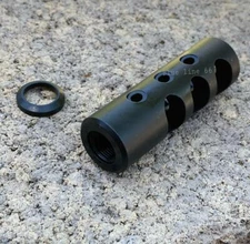 .223 5.56 Muzzle Brake Compensator Comp 1/2x28 TPI Long Comp Crush Washer 