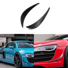 3K Real Carbon Fiber Front Bumper Lip Spoiler Cover For Audi R8 V8 V10 2008-2015