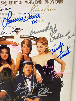 1995 Four Rooms Movie Program Cast Signed Quentin Tarantino