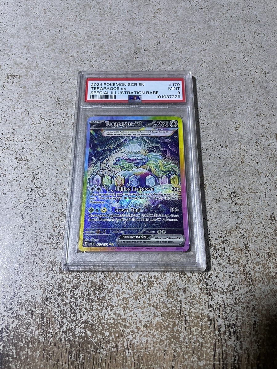 Terapagos Ex 170/142 Stellar Crown Special Illustration Rare