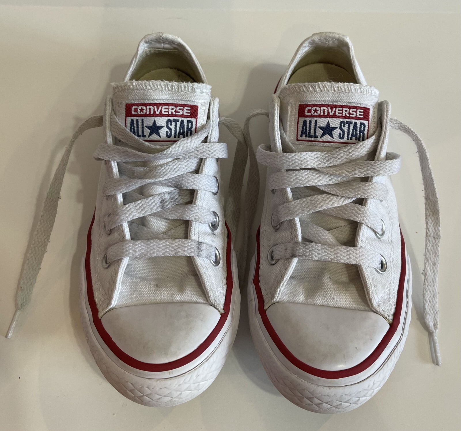 Converse Chuck Taylor All Star OX Youth White Sneaker Size 11.5