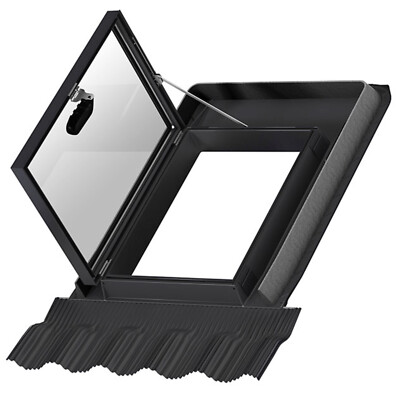 Velux Dachausstiegsfenster  54 x 83 cm GVT 103 0000Z  für Kalträume,schwarz  