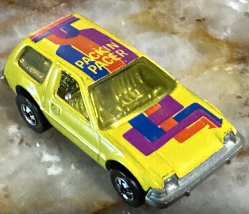 Vintage 1977 Hot Wheels Yellow PACKIN' PACER Blackwall