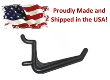 Plastic JUMBO Black L HOOK  Peg Board Kit Tool Storage Craft Hooks Pick A Pack  
