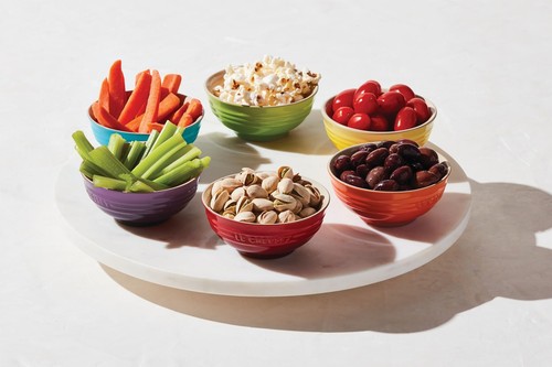 Le Creuset Bowl Cereal Ball Rainbow Stoneware set of 6 150ml New w/Box - 第 3/4 張圖片
