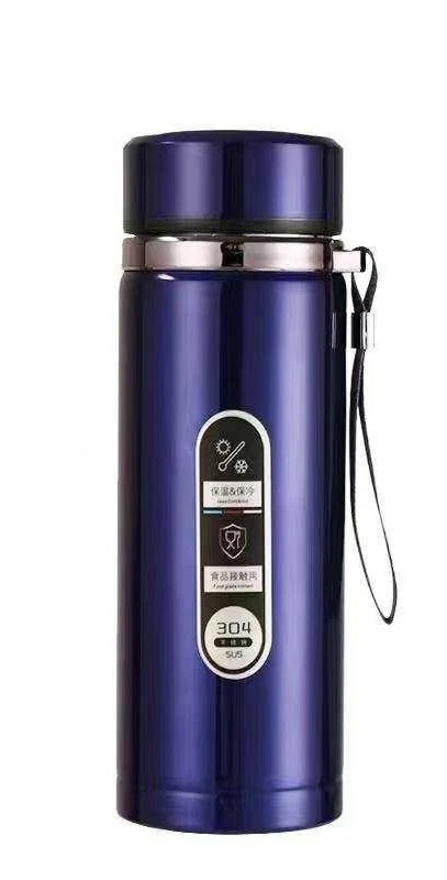 Vacuum Flask Hot/Cold Water Bottle Stainless Steel Thermos 800ml Blue