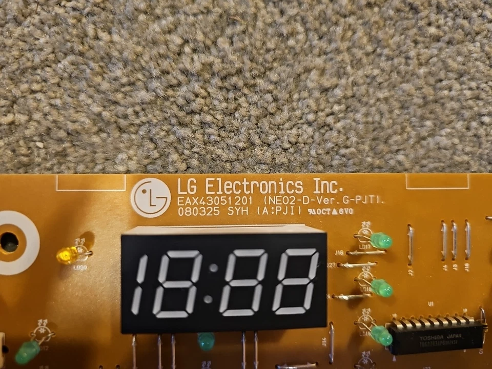 Placa de controle LG Washer Display Part# eax43051201 |WM561 - Imagem 2 de 4