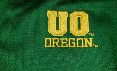 OREGON DUCKS old varsity brand Polo Shirt (Mens LARGE) Green NEW with tags    B4