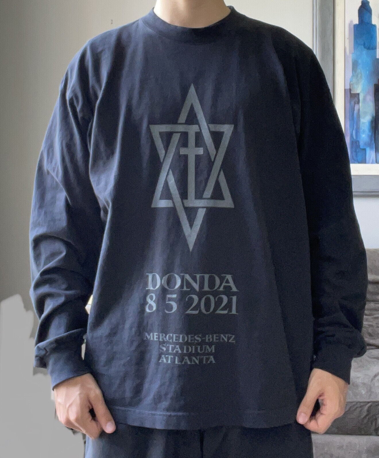 KANYE WEST DONDA レイヤード ロングスリーブTシャツ-