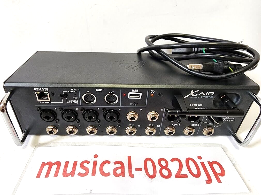 DTM・DAW X AIR XR12 Behringer Behringer X AIR XR12 12-Channel Digital Rack Mixer | Music