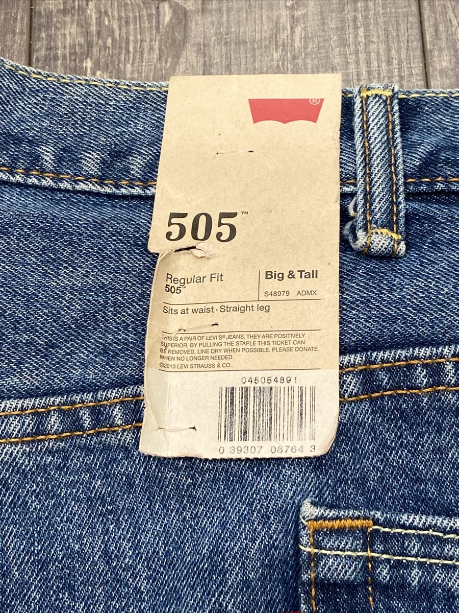 Mens big and best sale tall levi jeans