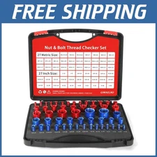 54-Piece Nut and Bolt Thread Checker Set