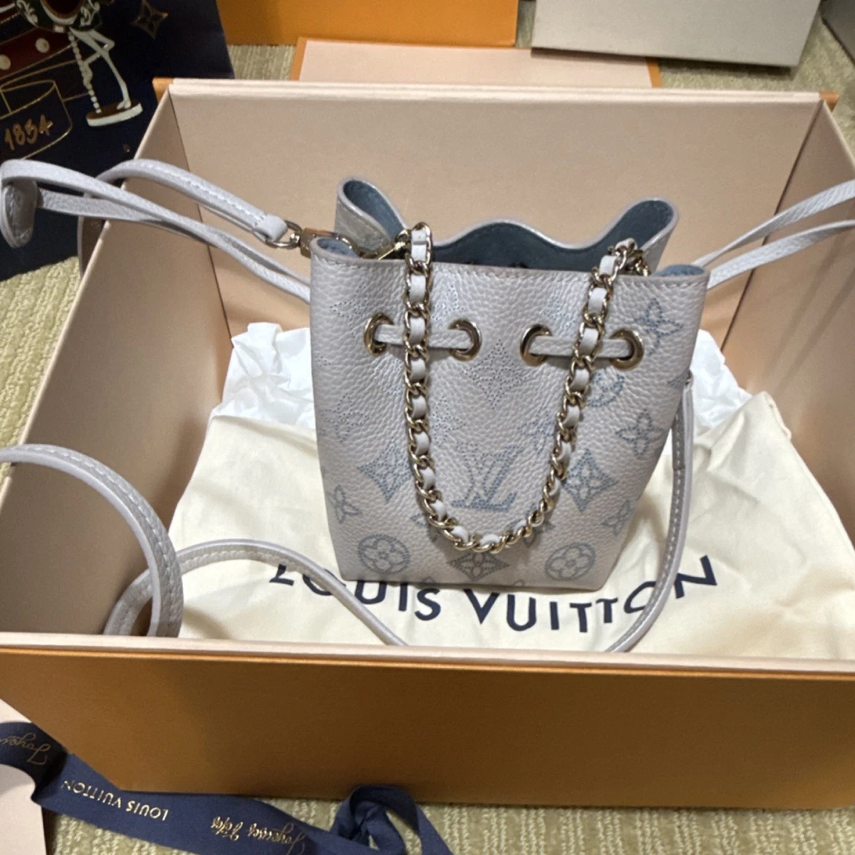 Louis Vuitton Mahina Gray Bags & Handbags for Women for sale | eBay