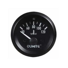 Durite 12V Illuminated Water Temperature 52mm Gauge & 1/8" NPTF Sender 0-523-23