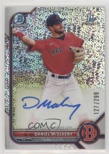 2022 Bowman Chrome Prospect Speckle Refractor 127/299 Daniel McElveny Auto 3gs
