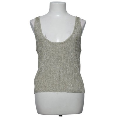 Ba&sh, Tank­top, Größe: M, 1H23ZAK, Beige, Metallfaser/Viskose, Streifen #5Kk