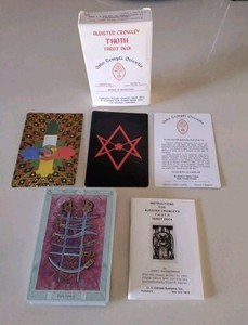 Vintage 1978 Aleister Crowley Thoth Tarot Deck First Edition 1978 Complete Rare 