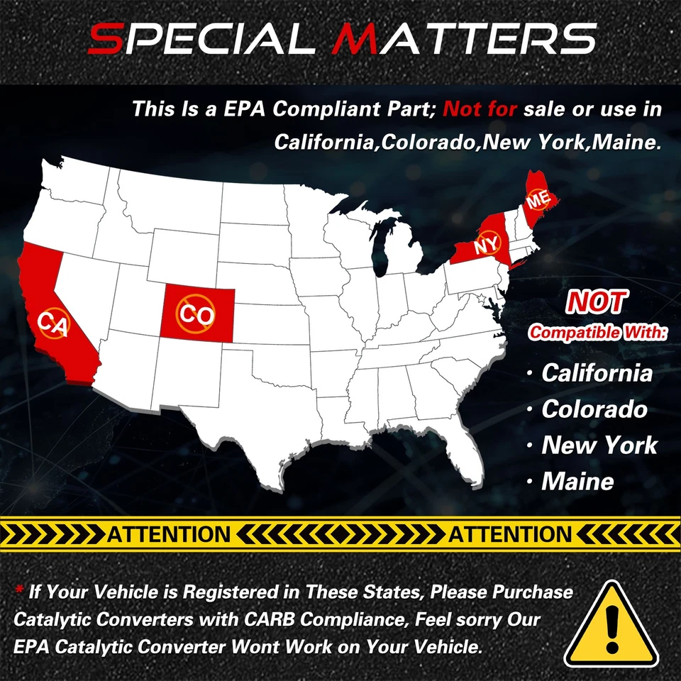 Convertidor catalítico para Dodge Grand Caravan/Chrysler Town 2001-2007 3,3 L/3,8 L Foto 3 de 4