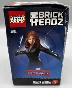LEGO 41591 Black Widow - BrickHeadz - Marvel Super Heroes - NEW Dented Box