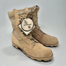 USA ALTAMA Desert Tan Combat Boot Hot Weather Military GI Mens Size 10.5R 