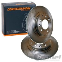 2X Denckermann Bremsscheiben 280Mm Voll Hinten Passend FüR Mazda 323 6 626 MX-5