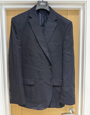 M&S Men’s Navy 2-Piece Suit Regular Chest 46" Waist 44" Leg 31"