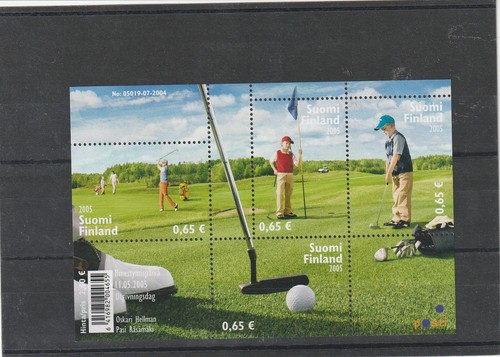 Finnland Block 36 postfrisch Golf
