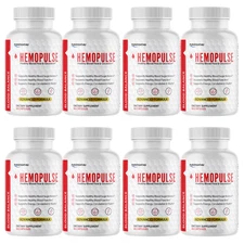 Hemopulse Blood Health Support Vitamins, Supplement - 8 Bottles