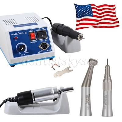 Dental Lab MARATHON -III MICROMOTOR Electric 35000 RPM Handpiece Polishing FX PR