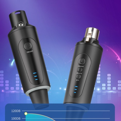 Adaptateur Microphone sans Fil Rechargeable avec Longue Distance de Travail de 1 - Zdjęcie 5 z 12