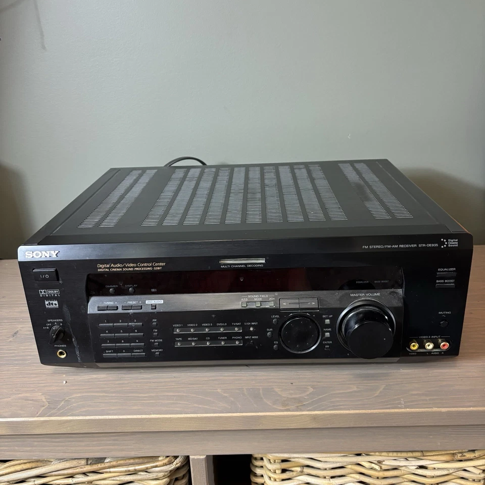 Sony STR-DE935 AV Receiver Dolby Digital/DTS Digital A/V Control Center Tested - Image 4 of 4