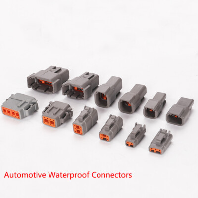 16-22 AWG Deutsch Plug 4-Pin Black Deutsch DTM Waterproof Electrical Connector Kit - IP67, 16-22 AWG, Male & Female Deutsch Connectors Kit - Foto 7