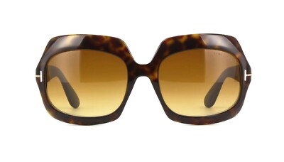 Tom Ford REN FT1155 Dark Havana/Brown Shaded (52F  display picture 1