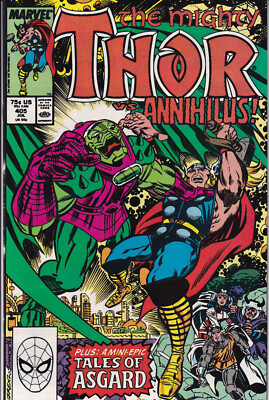 THE MIGHTY THOR Vol. 1 #405 July 1989 MARVEL Comics - Mongoose