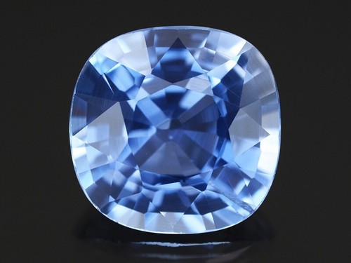 NATURAL MINE - CUSHION MEDIUM BLUE CEYLON SAPPHIRE 0.55 CTS.