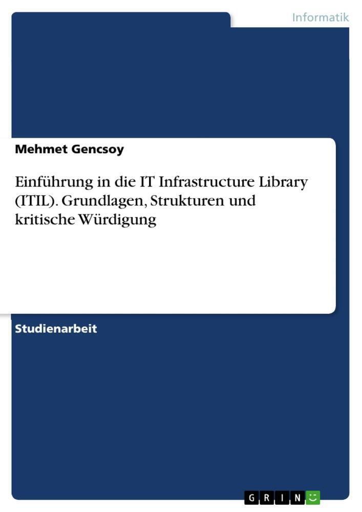 Thumbnail - Mehmet Gencsoy | Einführung In Die It Infrastructure Library