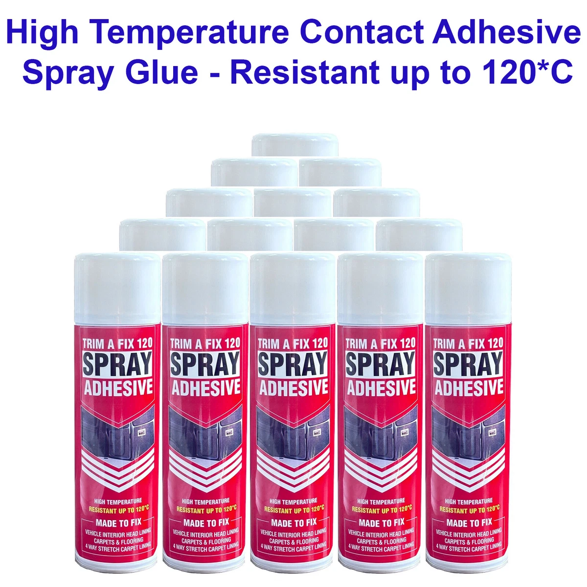 Trim Fix Heavy Duty High Temperature Strong Adhesive Upholstery