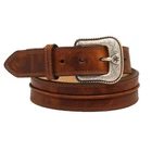 Ariat Men's Medium Brown Rowdy Center Leather Belt A1019444