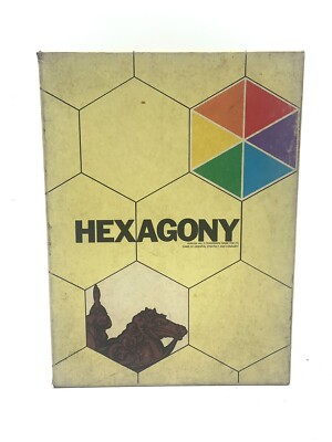 HEXAGONY ORIENTAL STRATEGY CONQUEST GAME AVALON HILL 1980 RARE ITA# EI