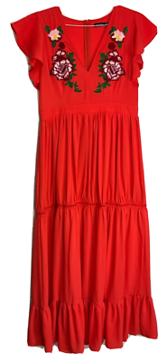 embroidered dress boohoo MARIA DRESS – kisserine